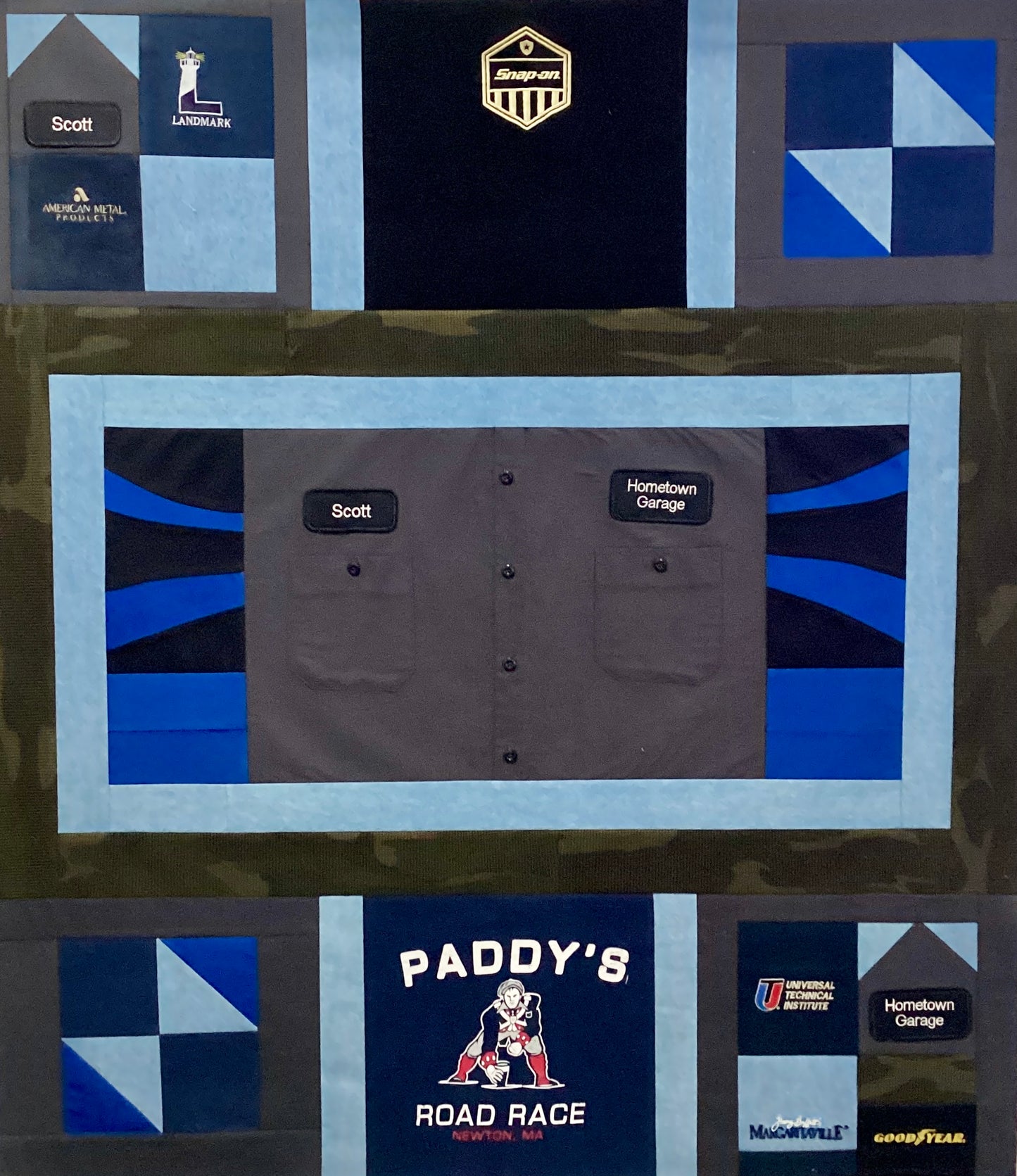 Custom Memory Quilt | Handmade Keepsake Quilt from Loved One's Clothing