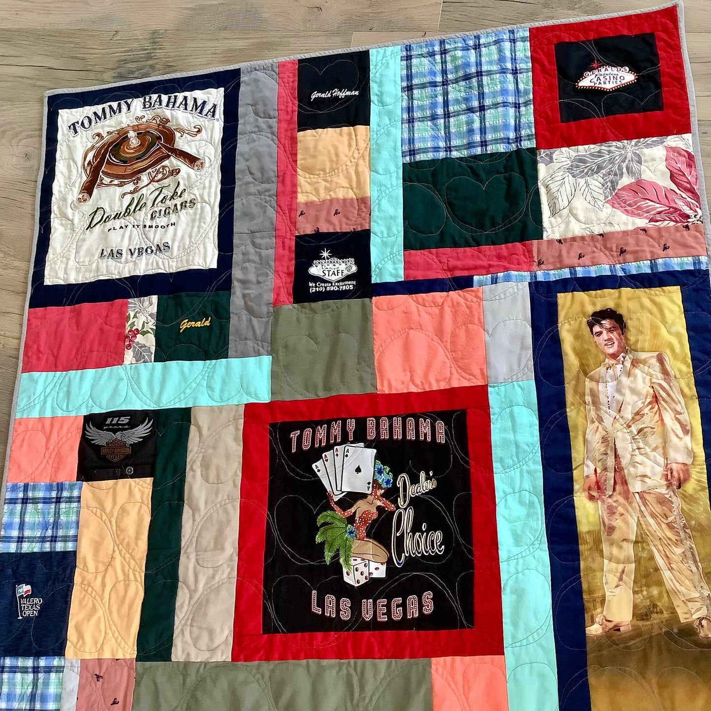 Custom Memory Quilt | Handmade Keepsake Quilt from Loved One's Clothing
