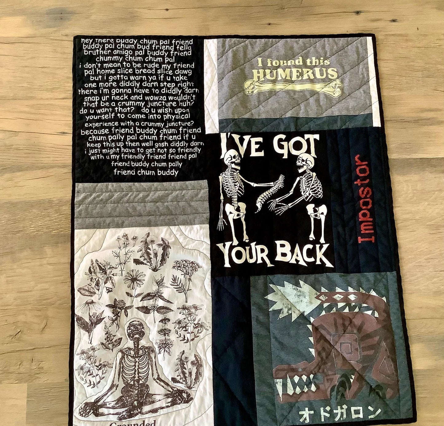 Custom Memory Quilt | Handmade Keepsake Quilt from Loved One's Clothing